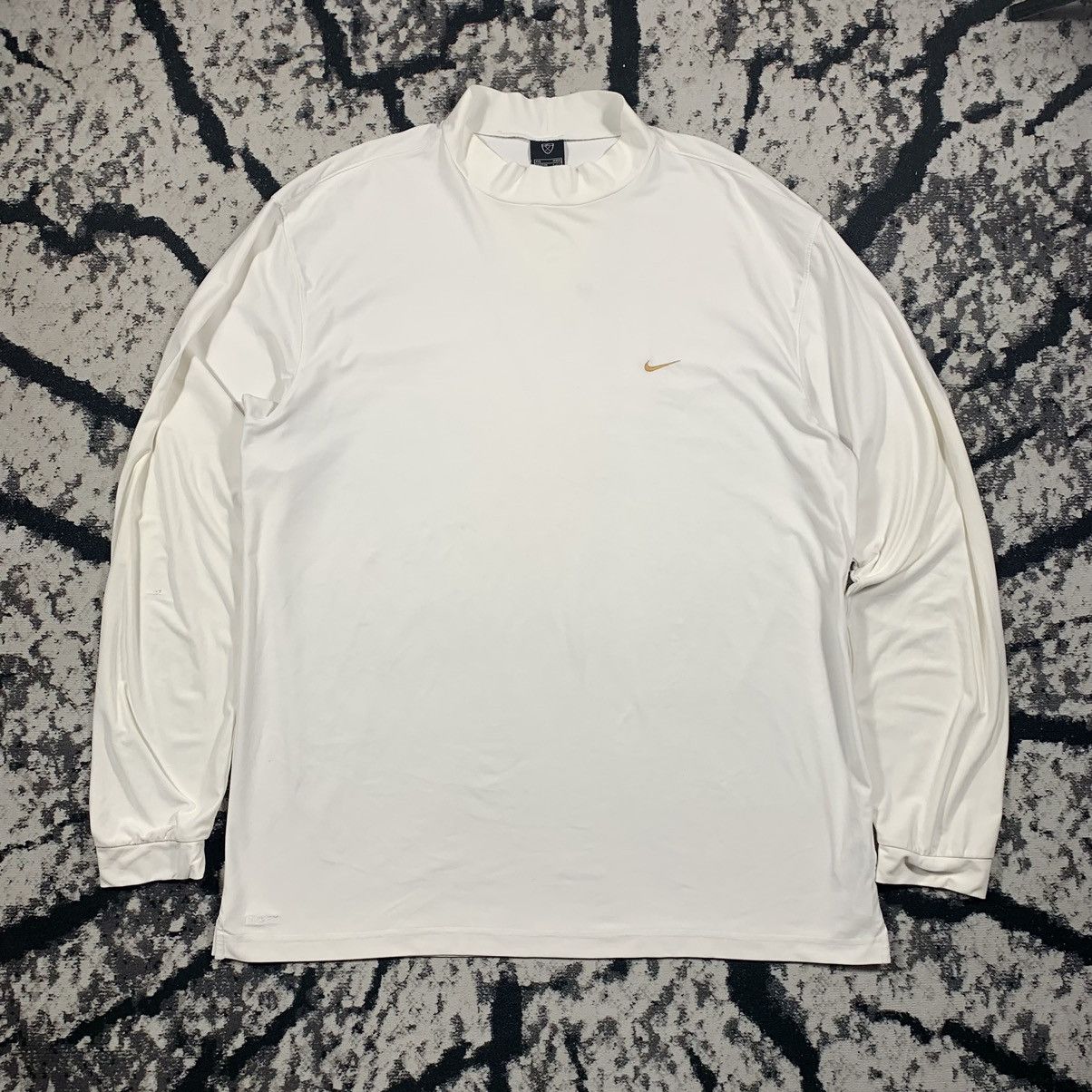 Nike × Vintage Nike Golf sport longsleeve gold swoosh logo shirt Size US XXL / EU 58 / 5 - 1 Thumbnail