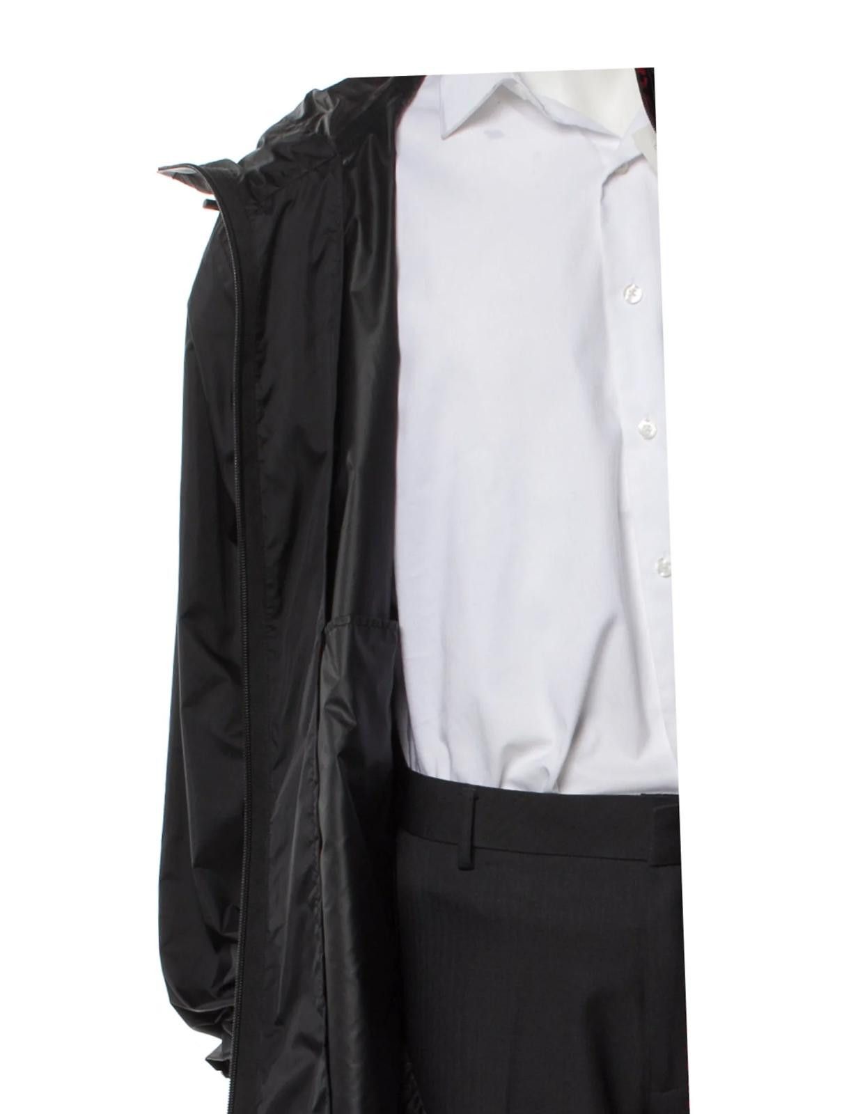 Dsquared2 Dsquared² Black Parka w/ Decorative Lettering Size US L / EU 52-54 / 3 - 4 Thumbnail