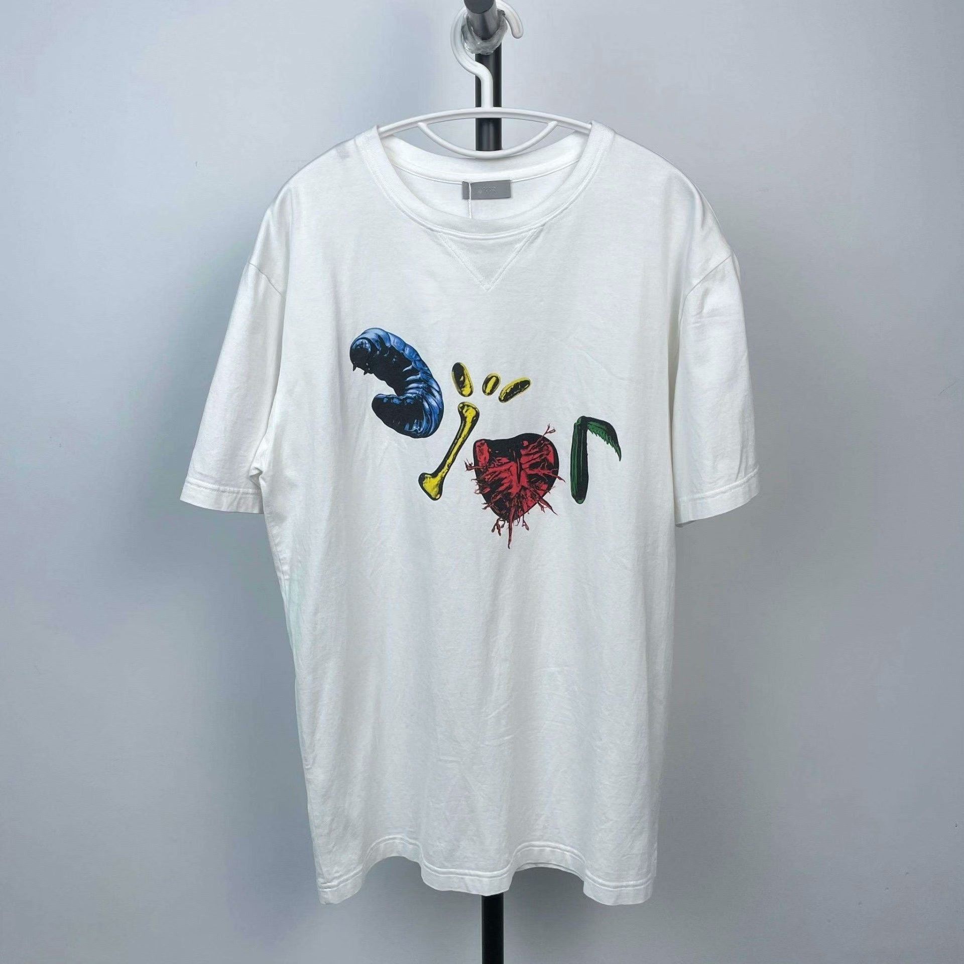 Dior Dior Cotton White T-Shirt M Men Size US M / EU 48-50 / 2 - 1 Thumbnail