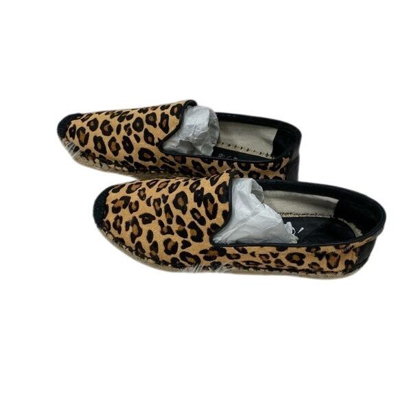 Anthropologie Elysess Leopard Print Espadrille Flats Size US 7 / IT 37 - 2 Thumbnail