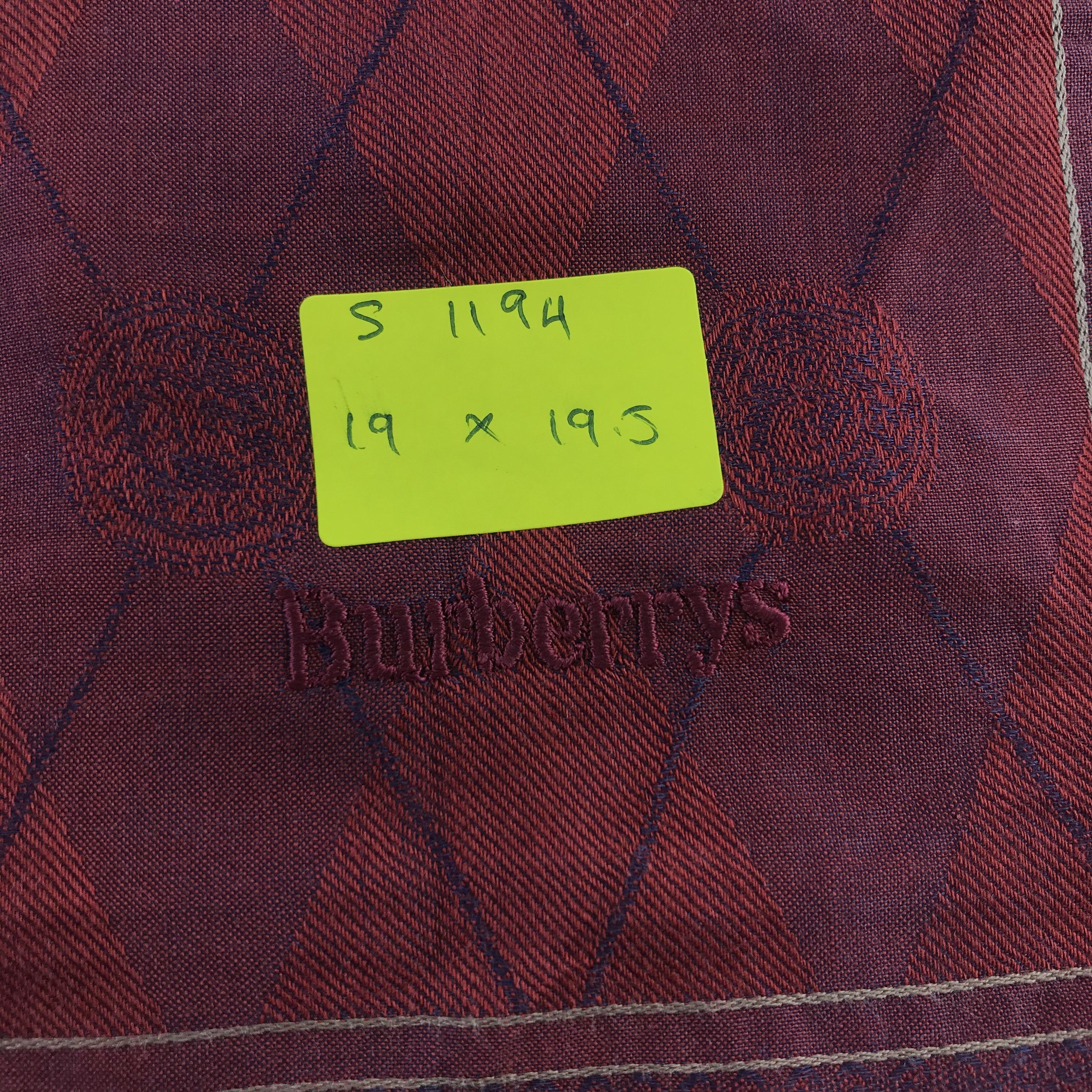 Burberry × Vintage Burberry Bandana / Handkerchief / Neckerchief - S1194 Size ONE SIZE - 5 Thumbnail