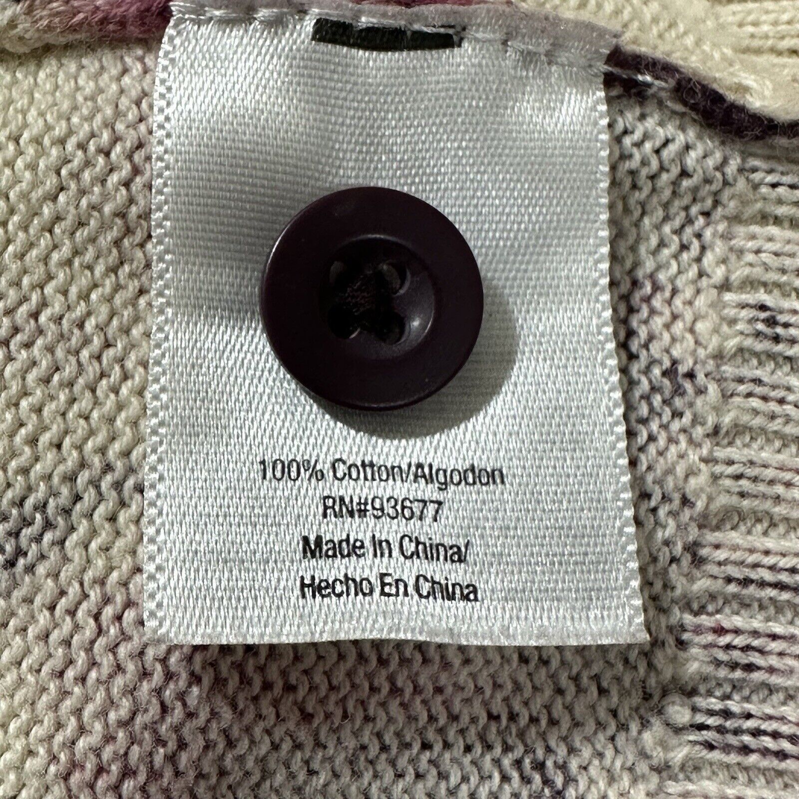 St. Johns Bay St. John's Bay Large Button Down Cardigan Sweater Purple Size L / US 10 / IT 46 - 4 Thumbnail