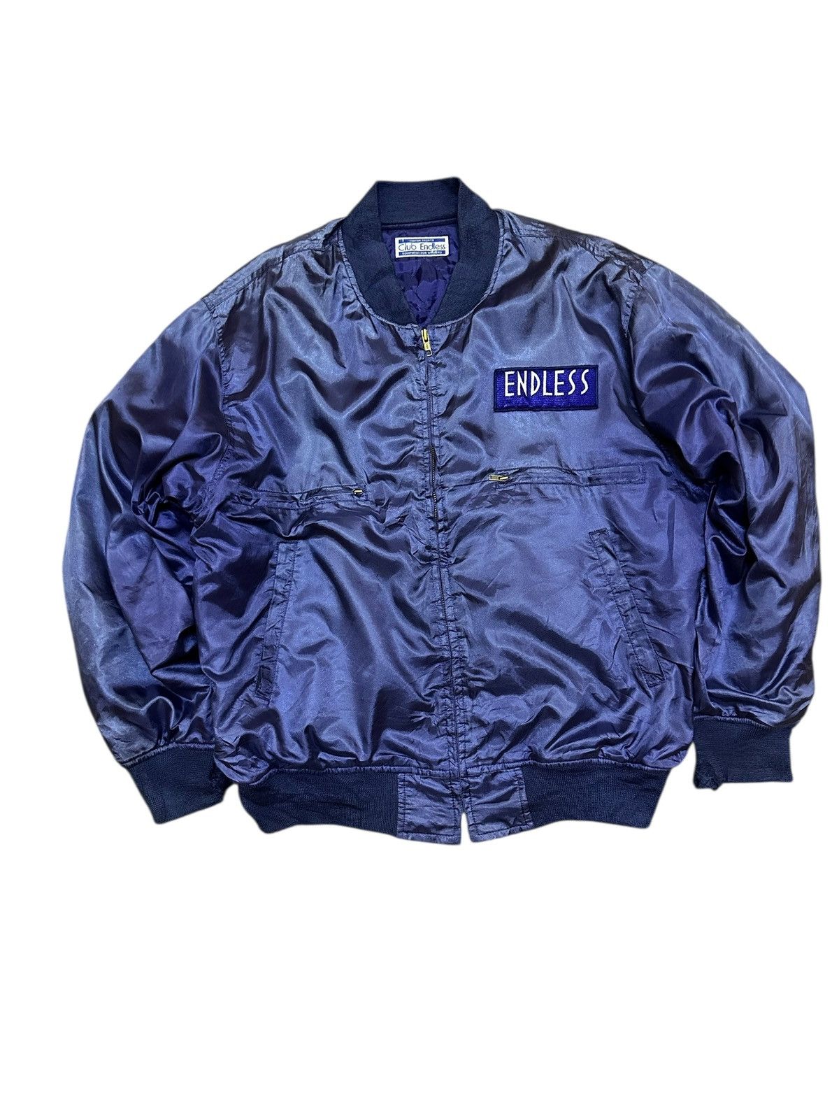 Endless Vintage Endless Motorsports Nylon Bomber Jacket Size US M / EU 48-50 / 2 - 2 Thumbnail