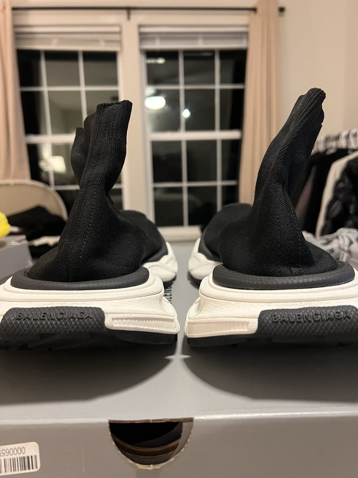 Balenciaga Balenciaga Black 3XL Sock Sneakers Size US 11 / EU 44 - 5 Thumbnail