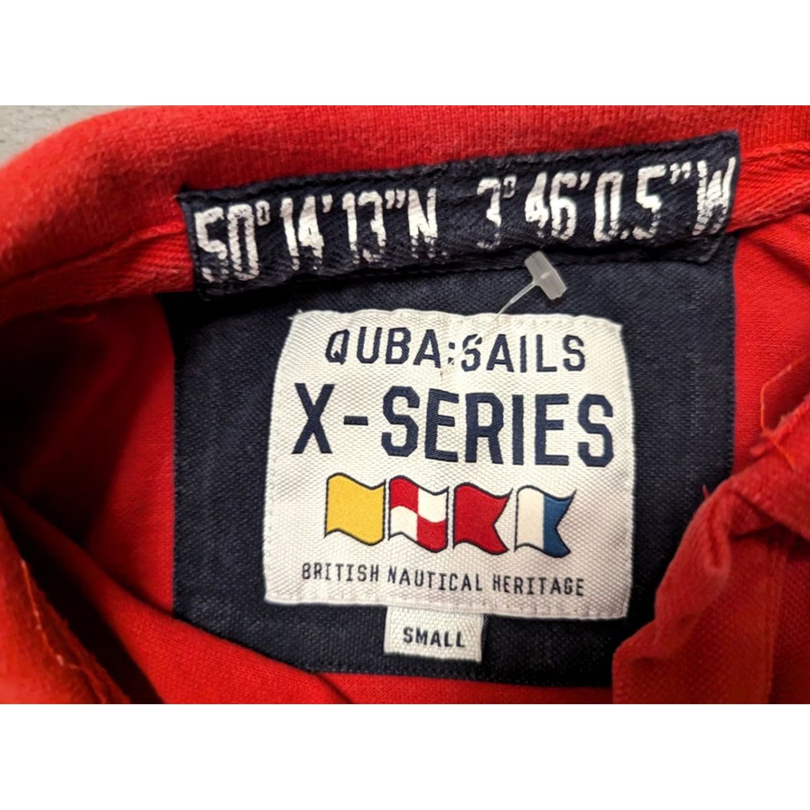 Vintage QUBA SAILS X-SERIES BRITISH NAUTICAL POLO SHIRT MENS SIZE S RED Size US S / EU 44-46 / 1 - 7 Thumbnail