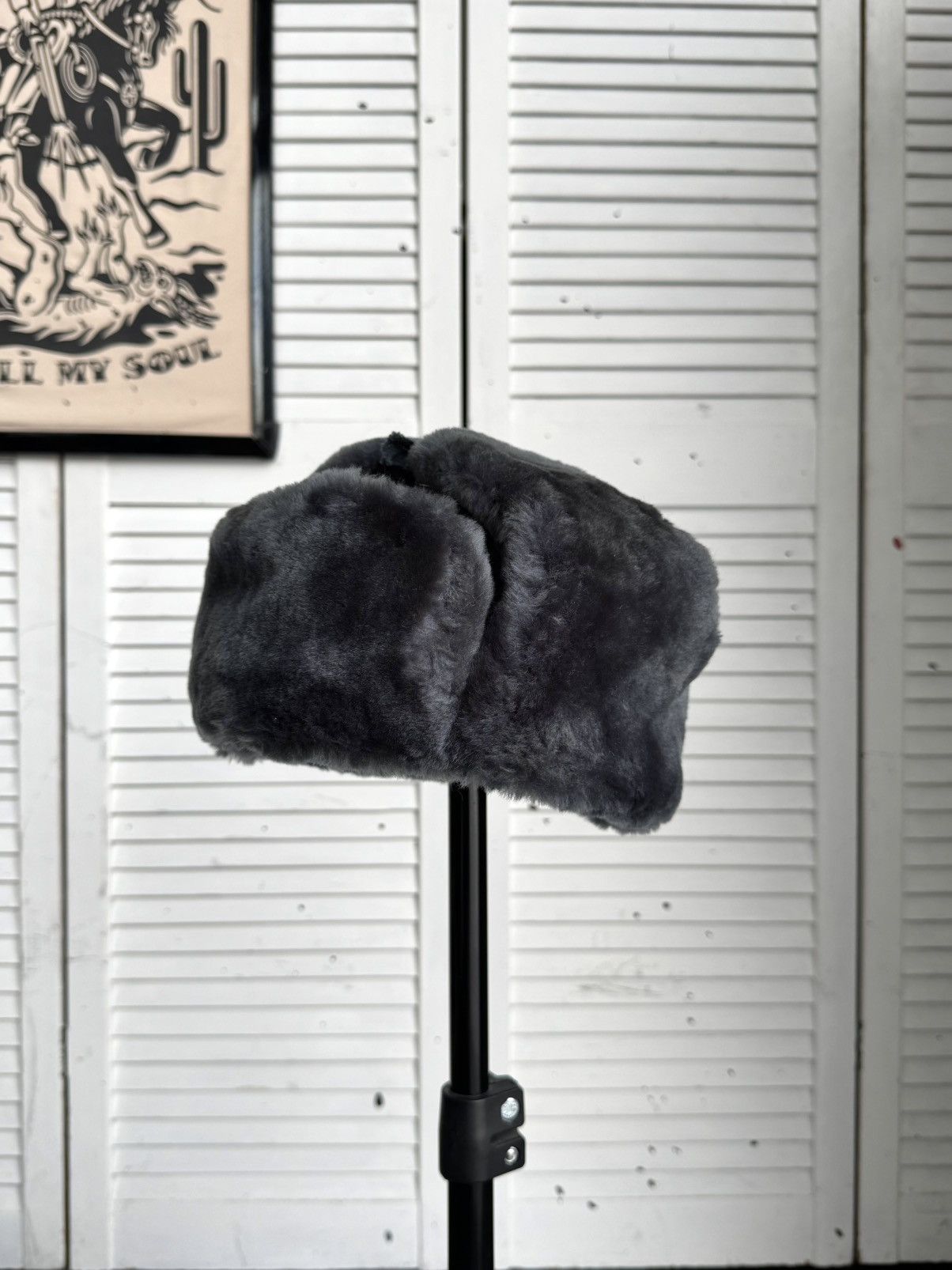 Vintage Vintage Soviet USSR Military Ushanka Fur Hat Cold War 1977 Size ONE SIZE - 2 Thumbnail