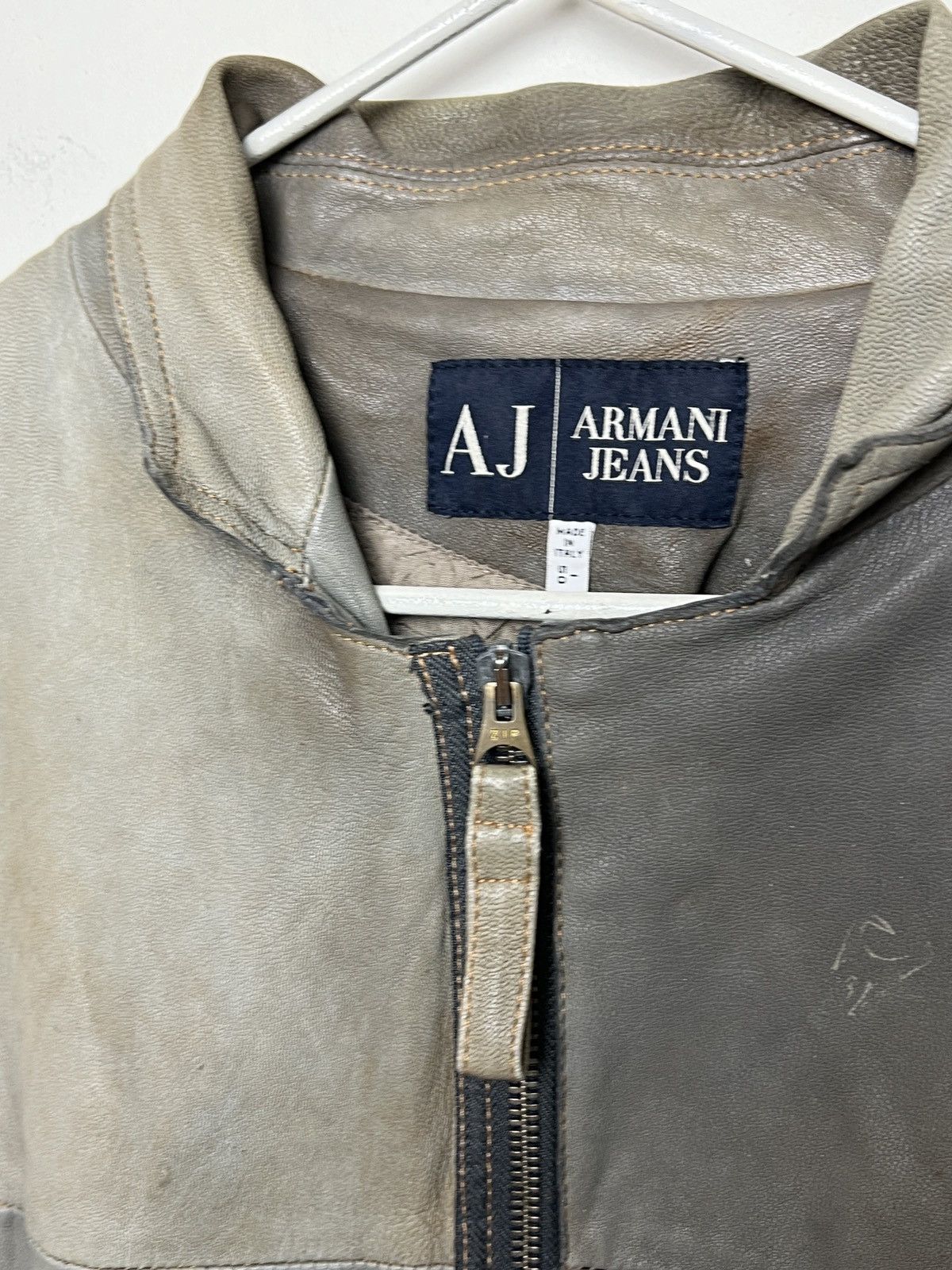 Giorgio Armani armani y2k patchwork leather jacket Size US M / EU 48-50 / 2 - 11 Thumbnail