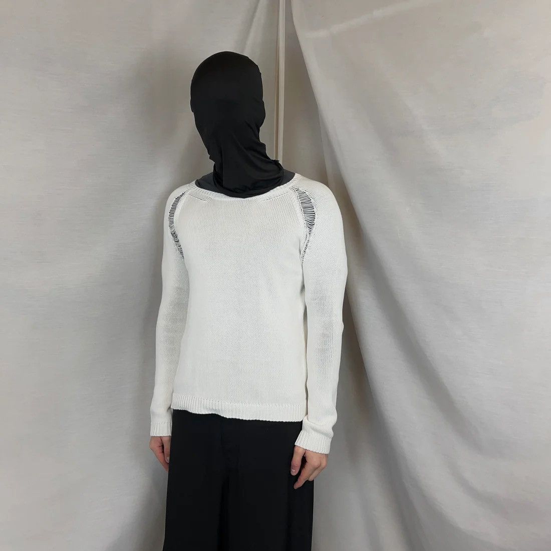 Jil Sander Jil Sander Distressed Seam Knit Size US S / EU 44-46 / 1 - 2 Thumbnail