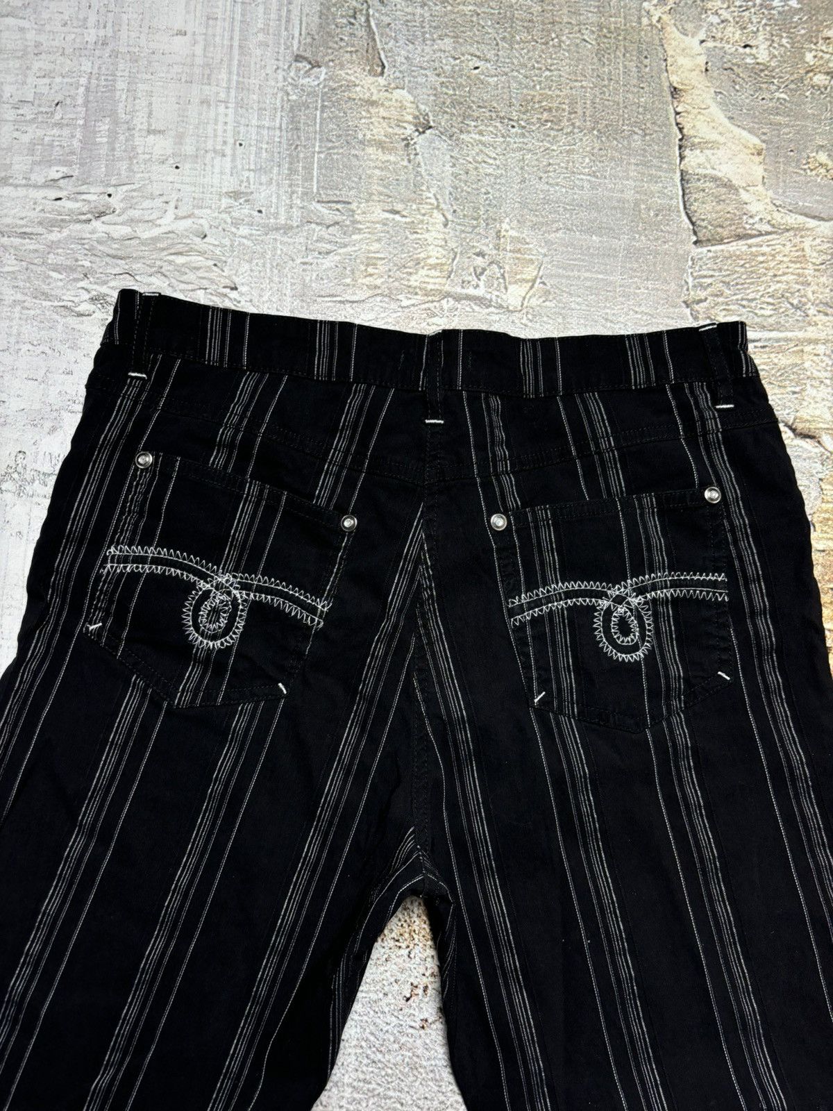Japanese Brand × Vintage French striped vintage pants Size 28" / US 6 / IT 42 - 7 Thumbnail