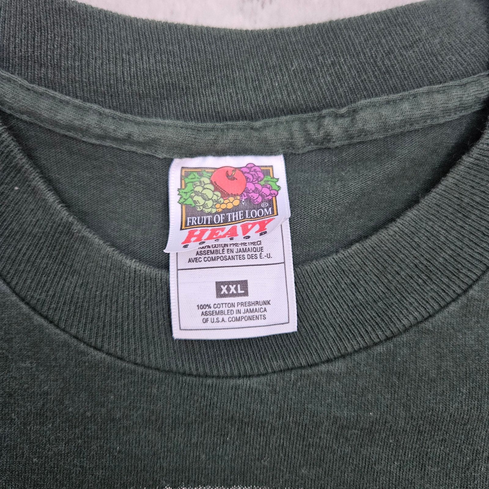 Hanes Vintage Y2K Tree Artwork T shirt Size 2XL Green Size US L / EU 52-54 / 3 - 3 Thumbnail