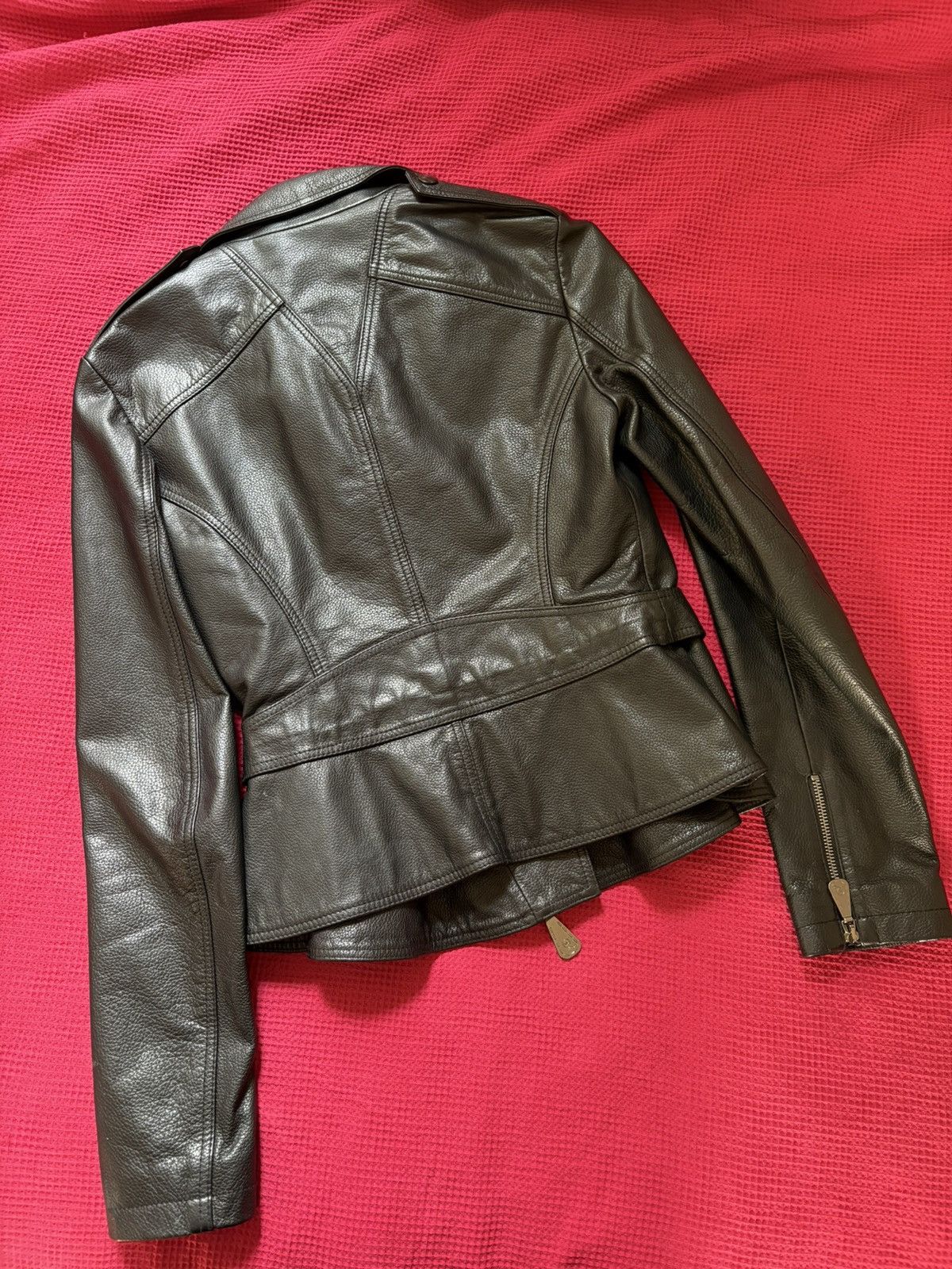 Alexander McQueen Rare Alexander McQueen Leather Biker Jacket Size M / US 6-8 / IT 42-44 - 9 Thumbnail