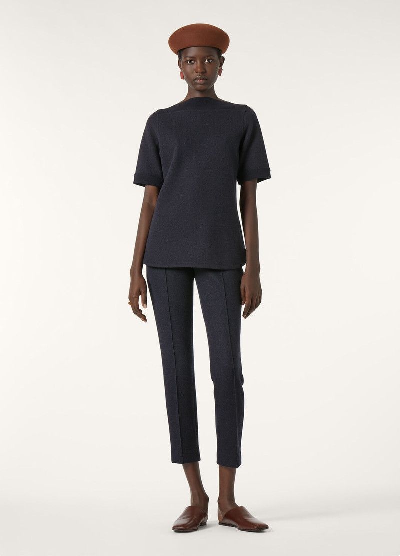 Loro Piana o1srvl11e0526 FAO9108 Rio Bodro Sweater in Navy Blue Size S / US 4 / IT 40 - 2 Thumbnail