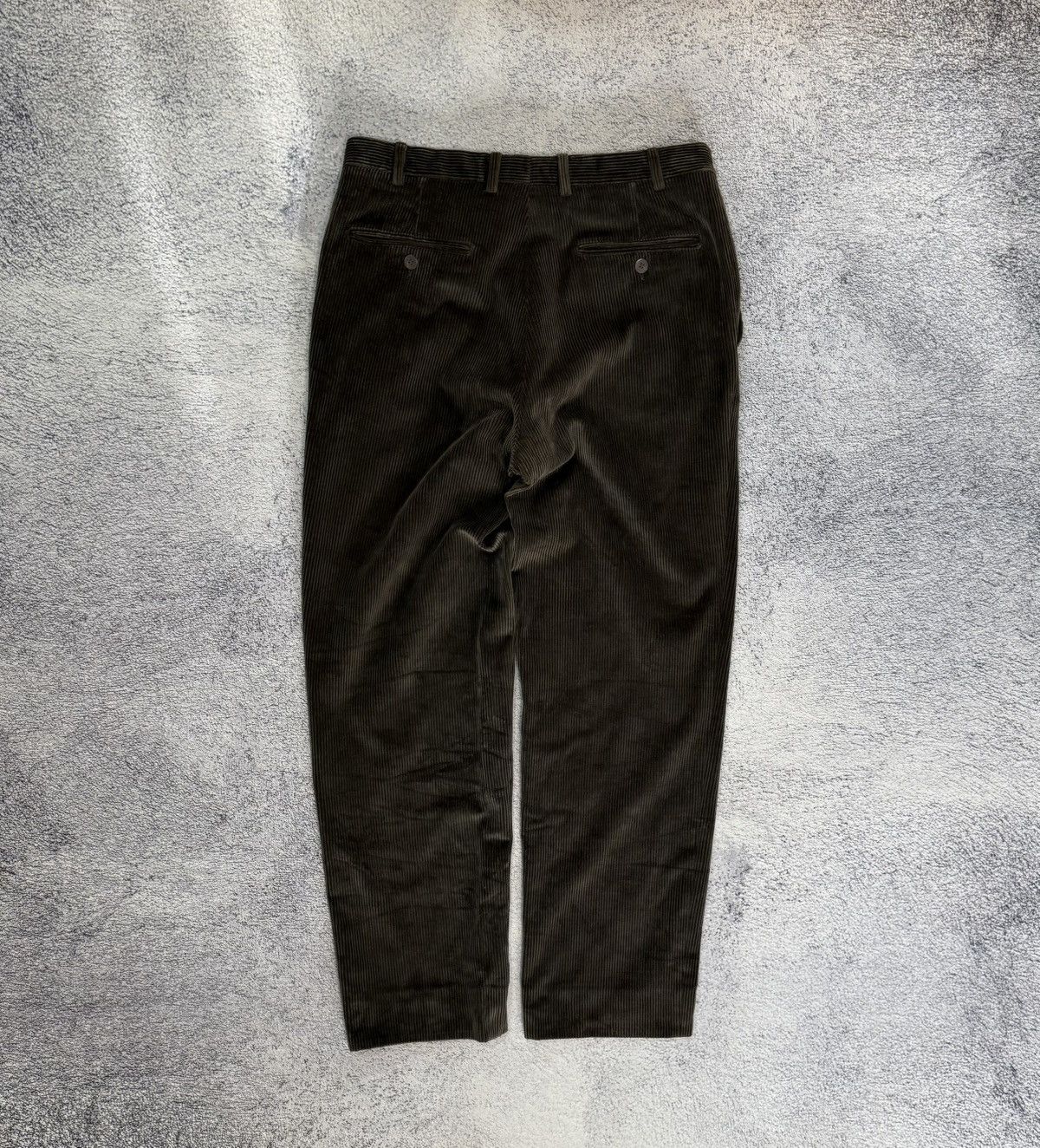Canali Canali Men Corduroy Chino Pants Made In Italy Size 50 Luxury Size US 34 / EU 50 - 2 Thumbnail