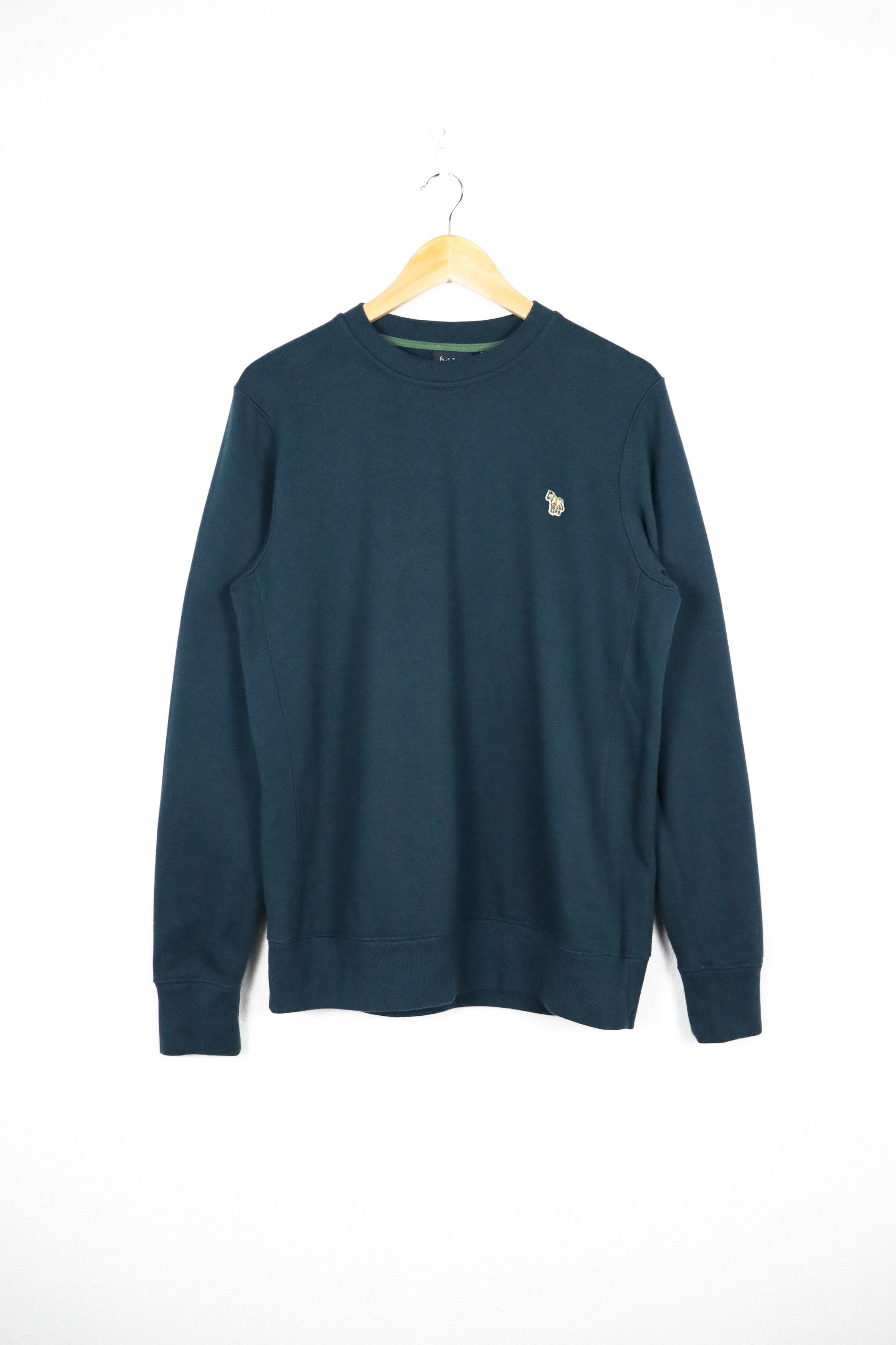 Paul Smith × Vintage Paul Smith Zebra Logo Navy Crew Sweatshirt Size US M / EU 48-50 / 2 - 1 Thumbnail