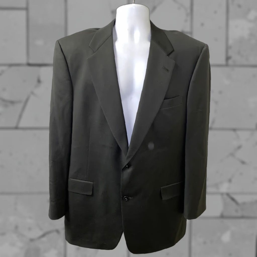Vintage Hart Schnafer Marx Mens Gray 2 Button Sports Coat Size 48 Size US M / EU 48-50 / 2 - 1 Thumbnail
