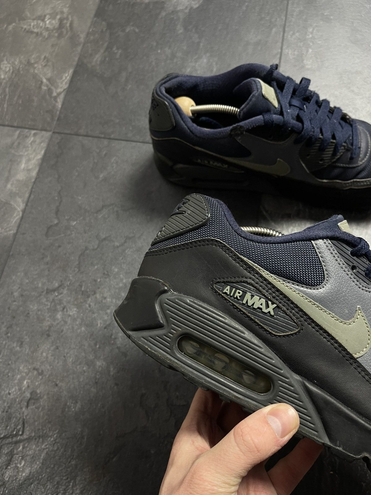 Nike × Streetwear × Vintage Vintage Nike air max 90 essential obsidian Size US 10 / EU 43 - 2 Thumbnail