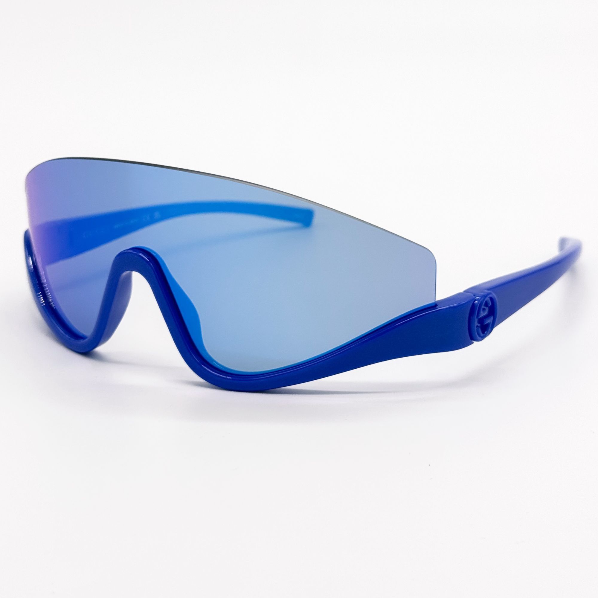 Gucci NEW GUCCI SUNGLASSES GG1650S 010 SHIELD BLUE UNISEX GUCCI Size ONE SIZE - 3 Thumbnail