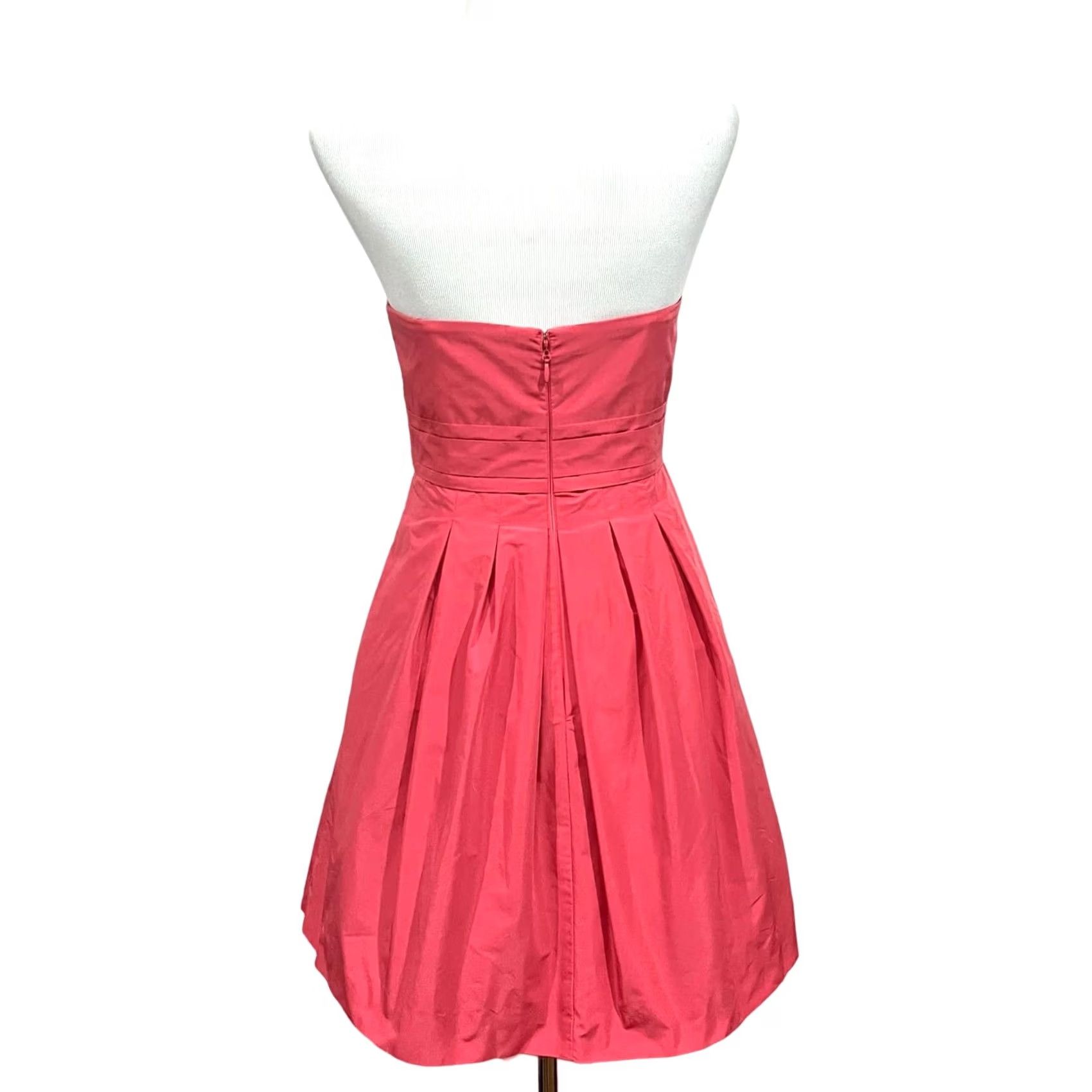 Bcbgmaxazria BCBGMAXAZRIA Dress Pink Coral Strapless Sweetheart Formal Pockets Party Size 4 Women Short Size S / US 4 / IT 40 - 6 Thumbnail