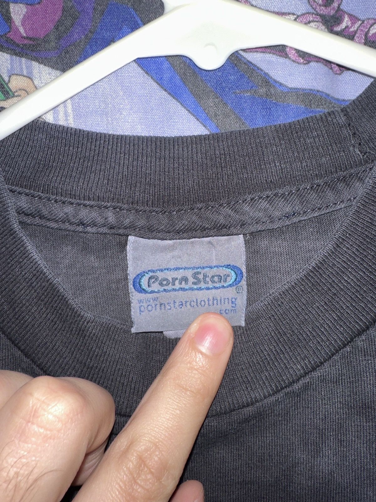 Vintage Vintage 90s Pornstar Tag Shirt Size US XL / EU 56 / 4 - 3 Thumbnail