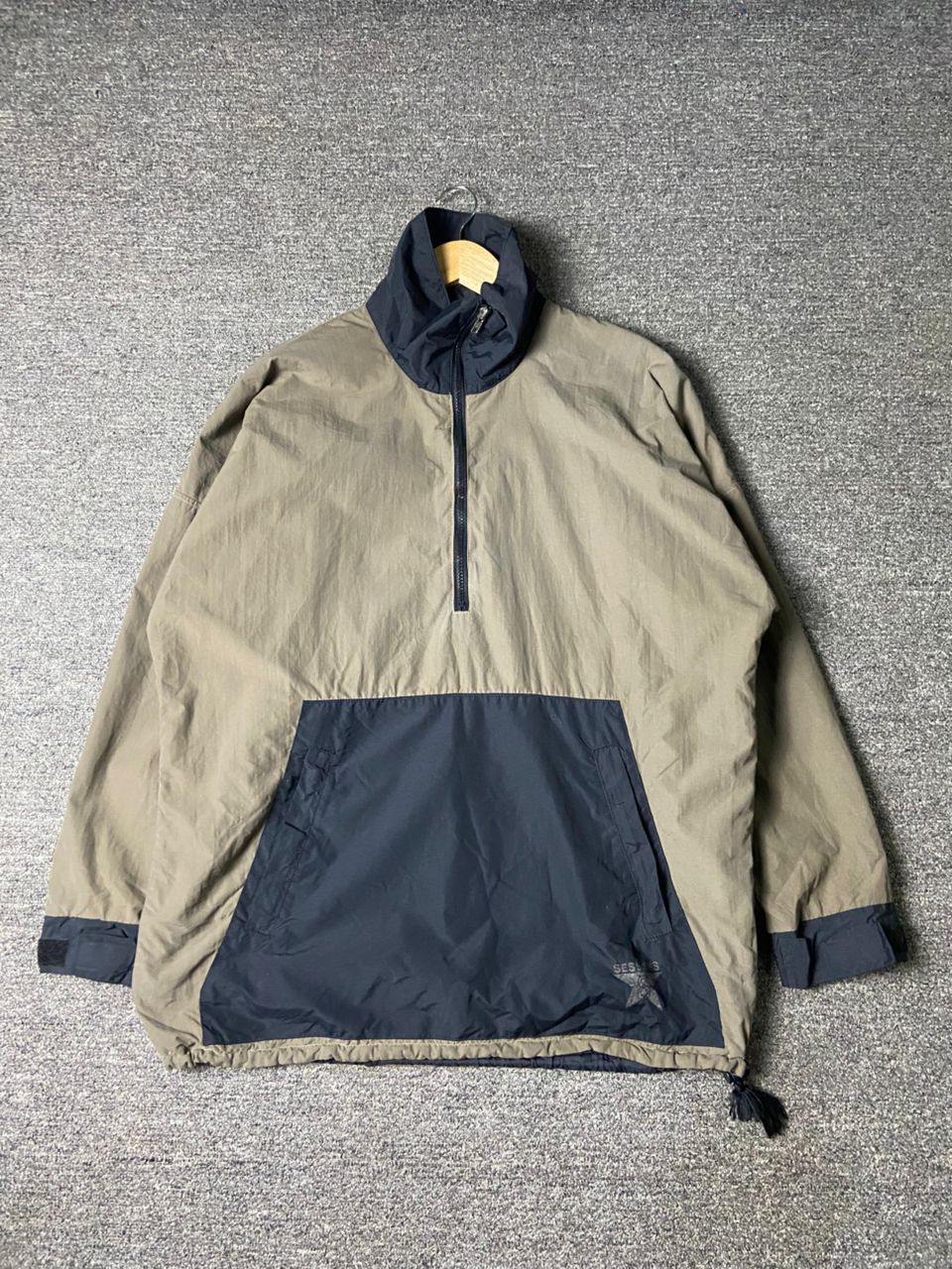 Sessions Sessions Brand Two Tone Nylon Anorak Jacket (178) Size US M / EU 48-50 / 2 - 1 Thumbnail