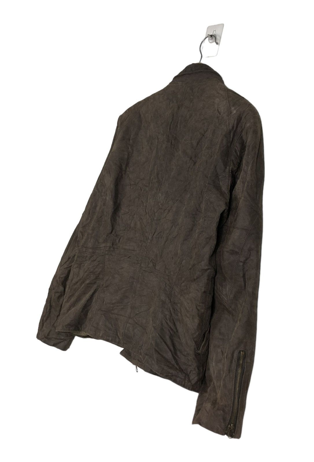 Japanese Brand 🔥VINTAGE CROPPED GENUINE LEATHER JACKET GGD ISSEY MIYAKE Size US M / EU 48-50 / 2 - 10 Thumbnail