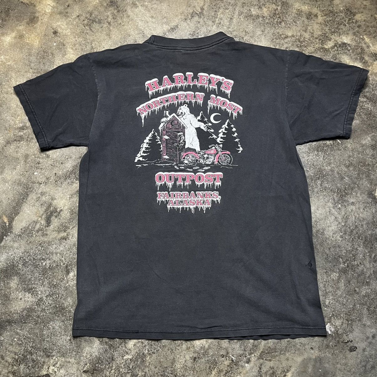 Harley Davidson vintage harley davidson polar bear faded black tshirt Size US L / EU 52-54 / 3 - 1 Thumbnail