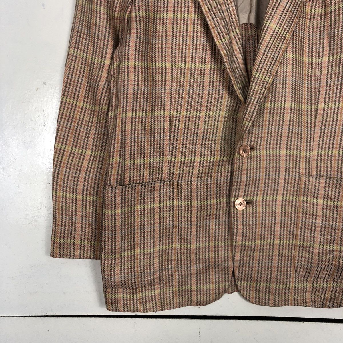 Kenzo × Other × Vintage Kenzo Checkered Coat Jacket Size US M / EU 48-50 / 2 - 3 Thumbnail