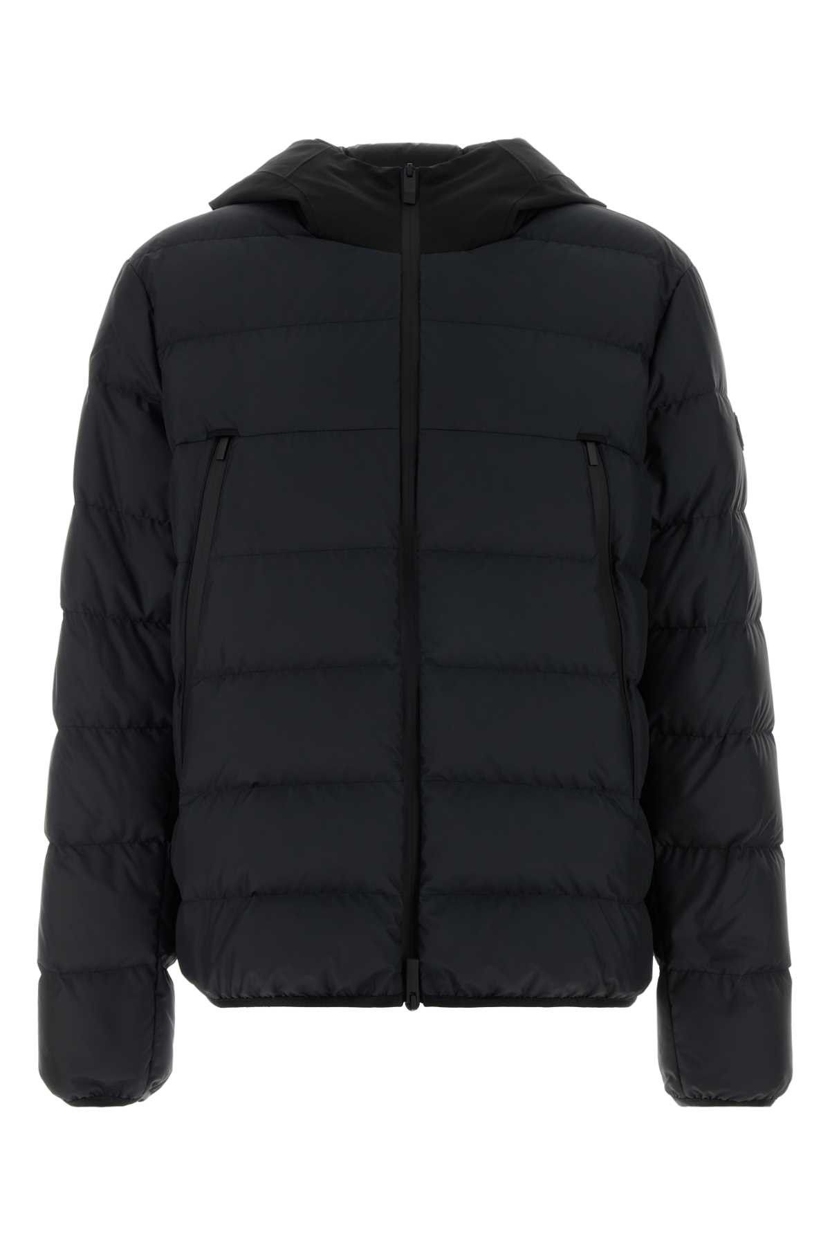 Moncler Black Polyester Vega Down Jacket Size US XL / EU 56 / 4 - 1 Thumbnail
