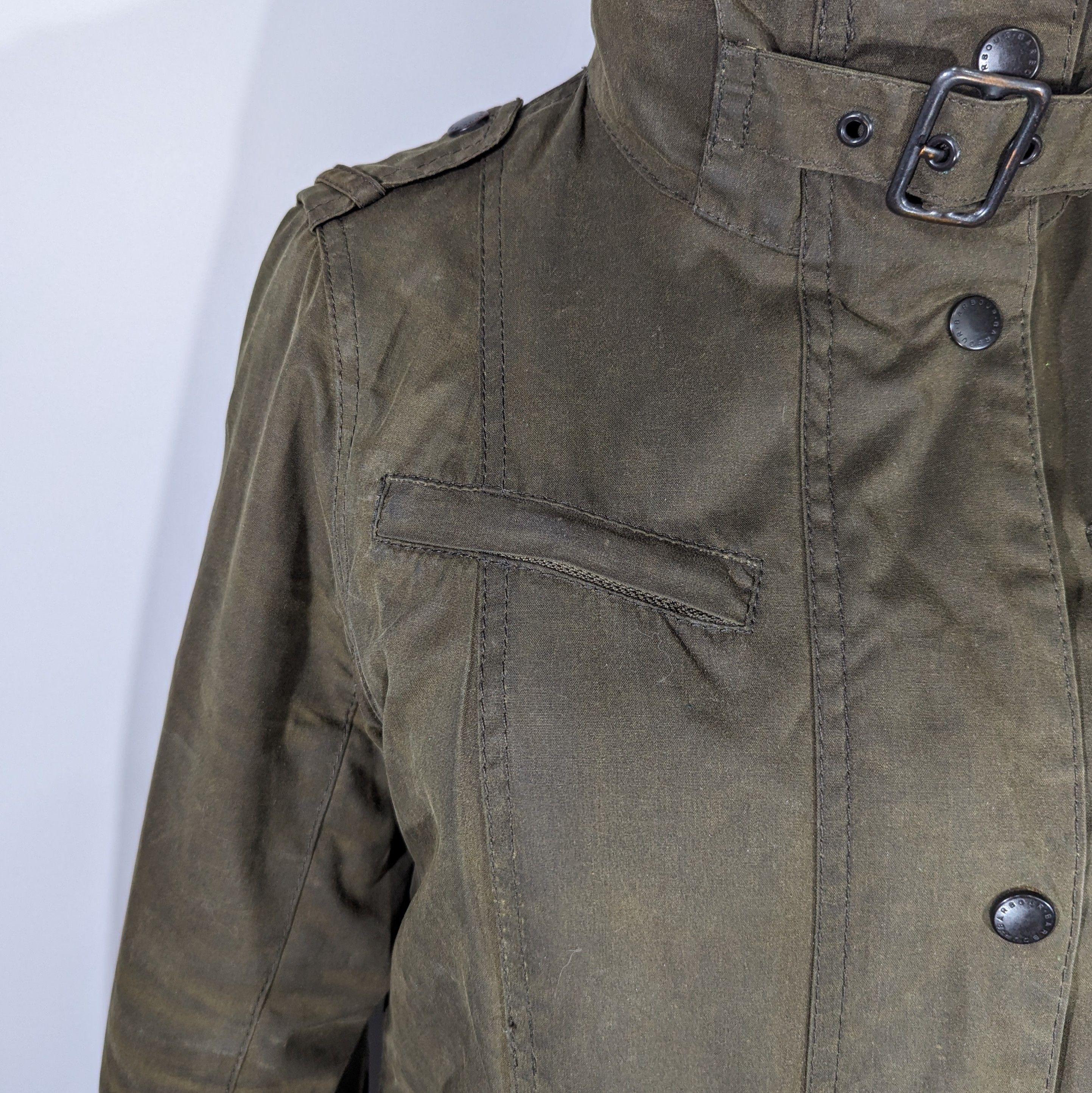 Barbour Barbour International SMU Weyhill Wax Jacket Waxed Cotton Size M / US 6-8 / IT 42-44 - 5 Thumbnail