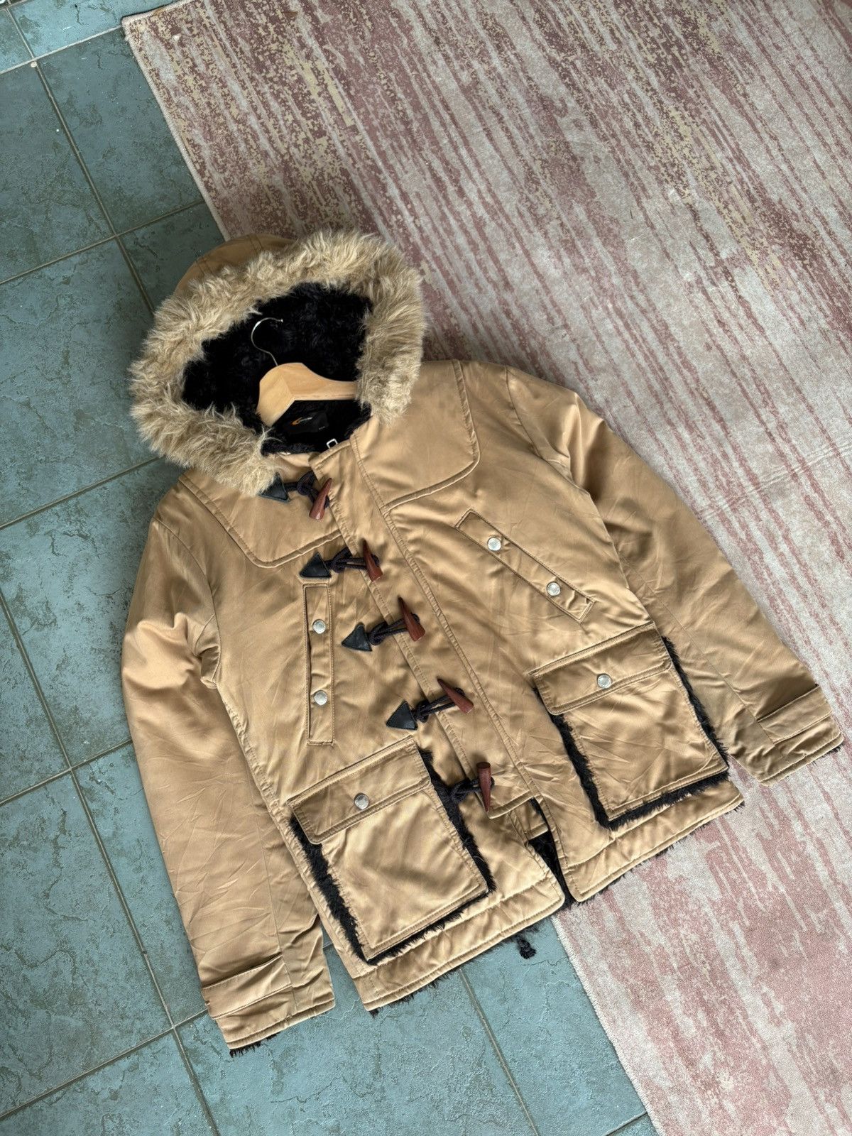 Gallery1950 Gallery 1950 Beige Hooded Sherpa Deck Jacket Size US S / EU 44-46 / 1 - 2 Thumbnail
