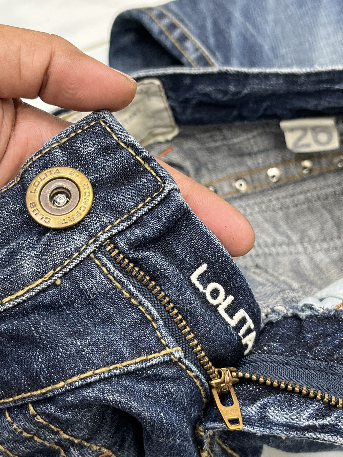 If Six Was Nine 🔥🔥🔥ARCHIVE LOLITA FLARE JEANS Size 29" - 14 Thumbnail