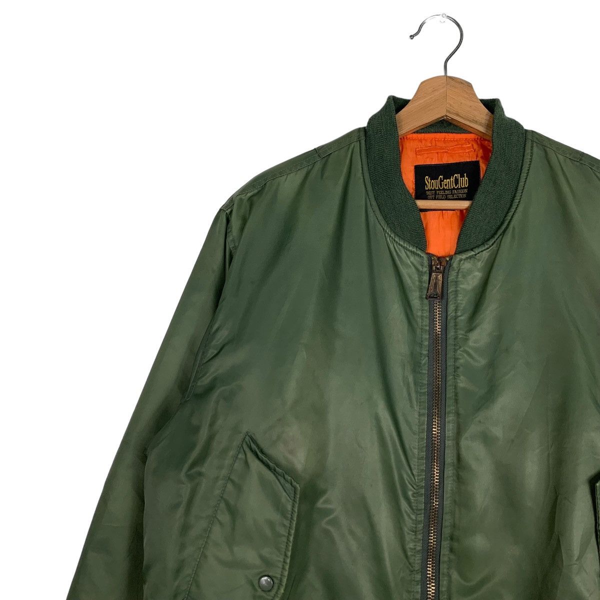 STOU GENT CLUB Ma 1 Bomber Jacket #0855-C38