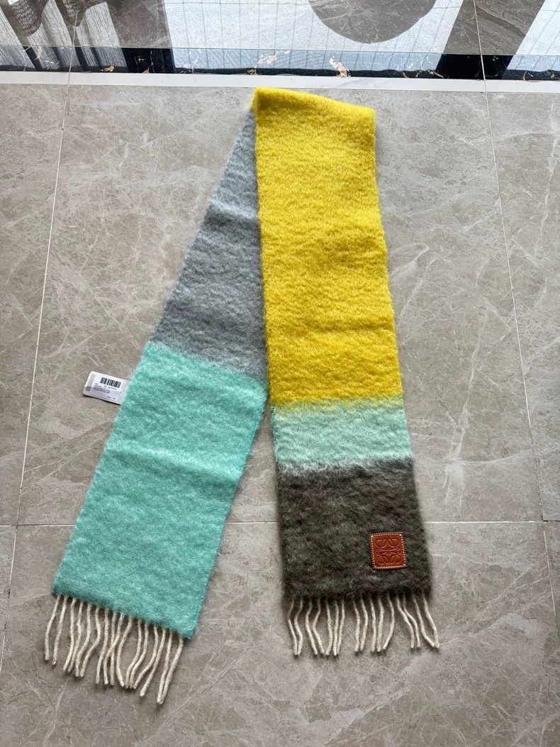 Loewe LOEWE A woolen horsehair mixed scarf for men and women Size ONE SIZE - 1 Thumbnail