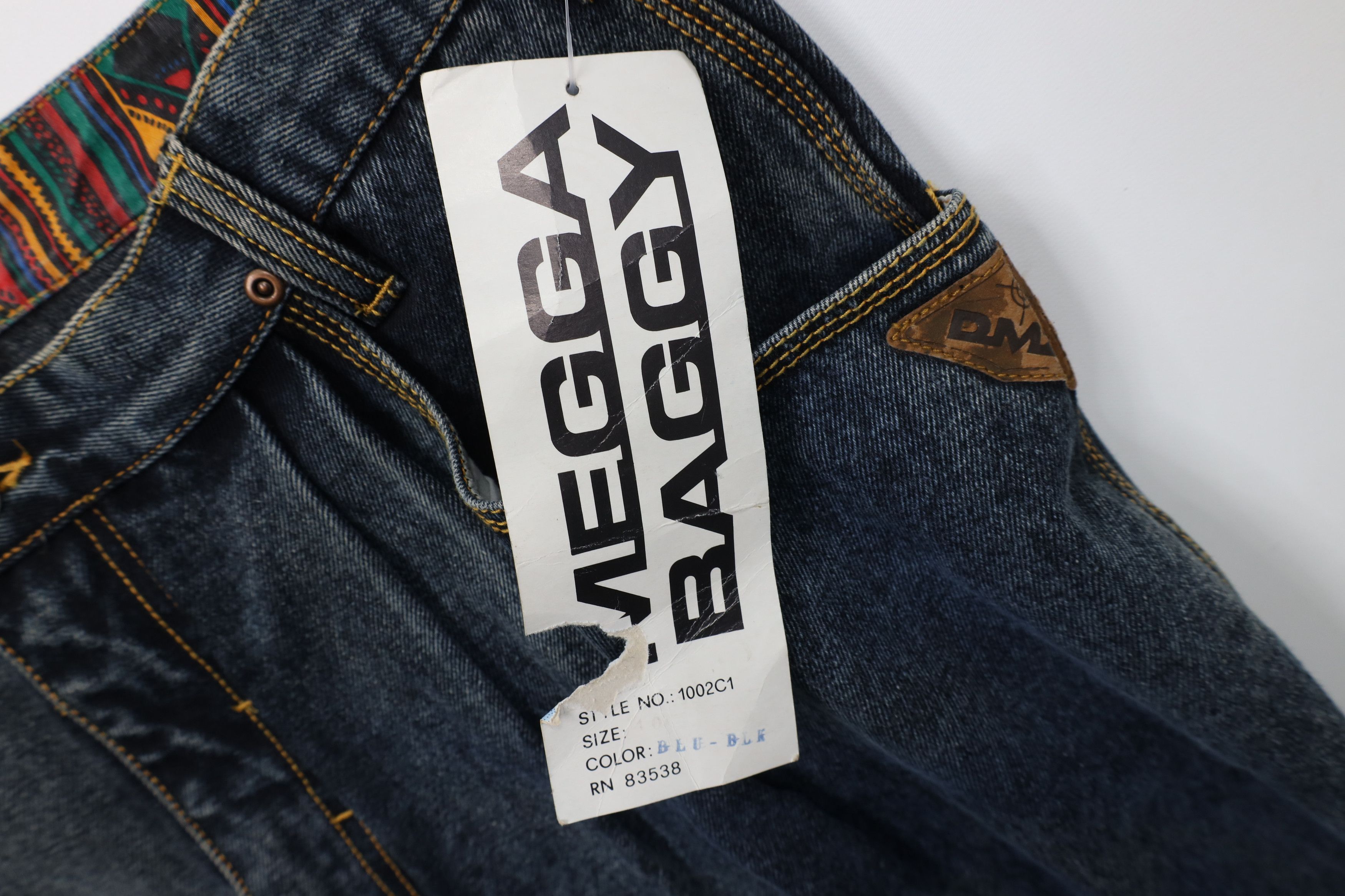 Vintage Deadstock Vintage 90s Streetwear Super Baggy Wide Leg Jeans Size US 40 / EU 56 - 9 Thumbnail