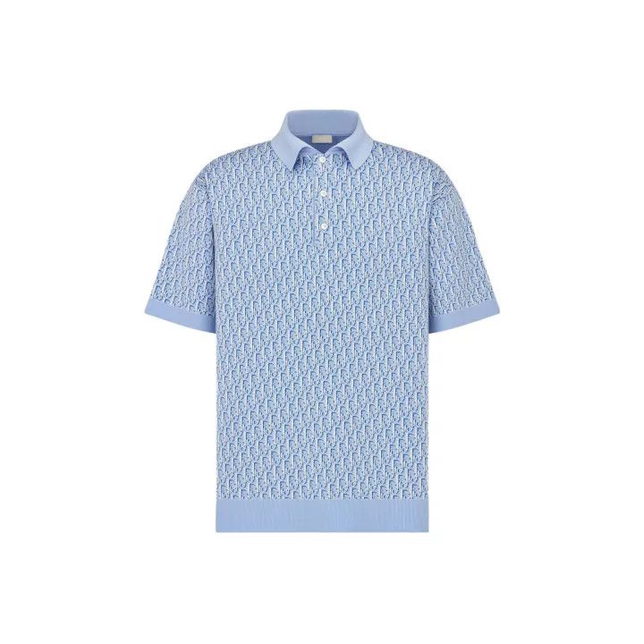 Dior Dior SS23 Logo Short Sleeve Polo Shirt 0079 Size US M / EU 48-50 / 2 - 1 Thumbnail