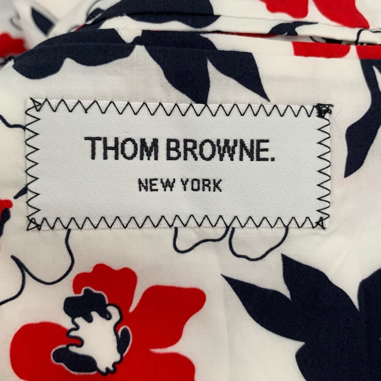 Thom Browne Thom Browne Shark Embroidery Striped Cotton Blazer Size US S / EU 44-46 / 1 - 6 Thumbnail
