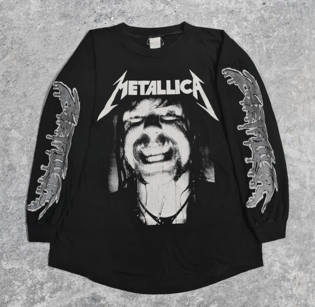 Vintage Metallica Long Sleeve Band T-Shirt Size XL outlet