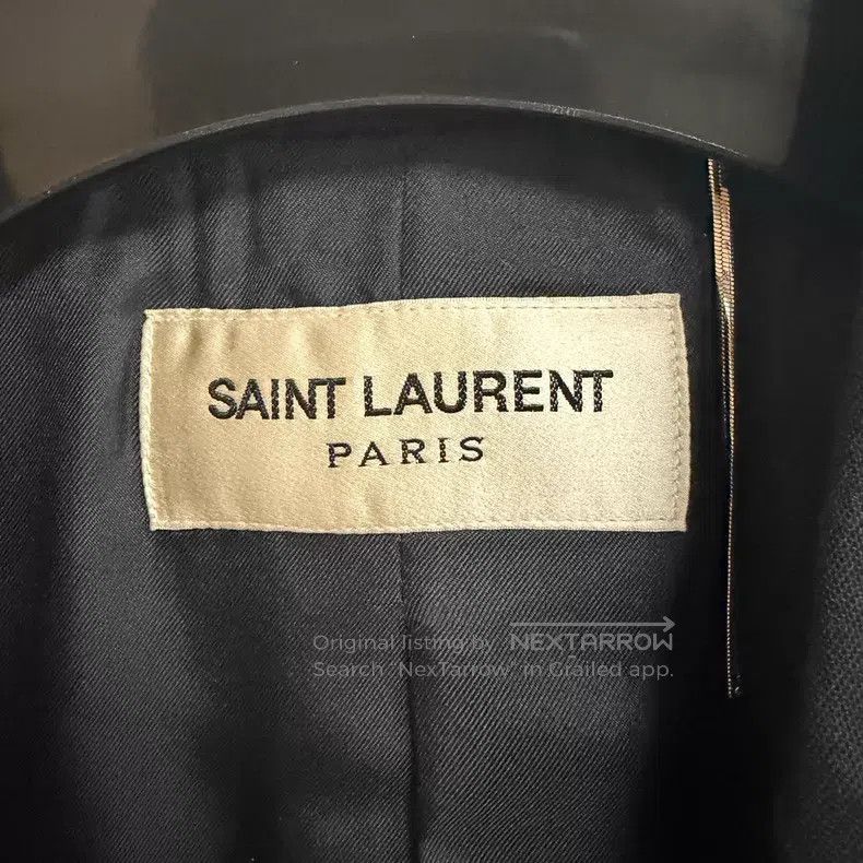 Saint Laurent Paris Saint Laurent Paris Sword Collar Black Smoking Coat i Size US M / EU 48-50 / 2 - 3 Thumbnail