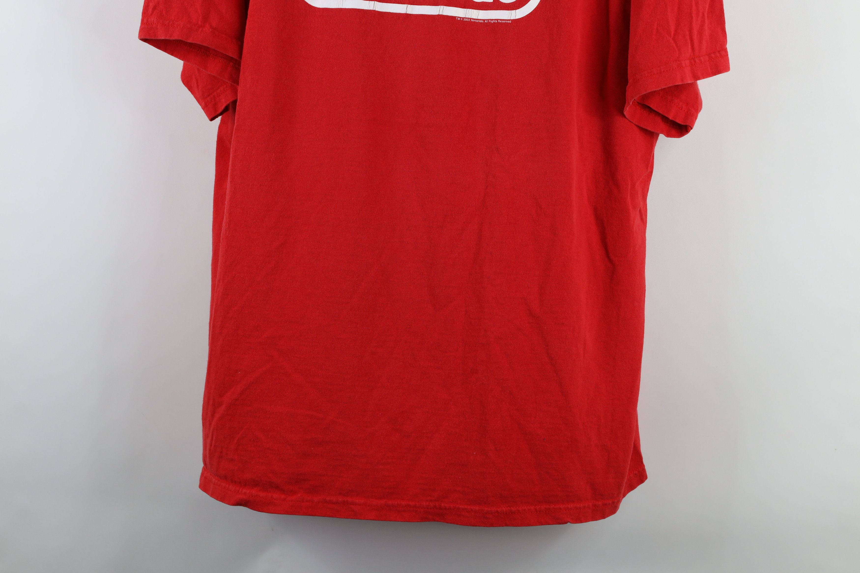 Vintage Vintage Y2K 2002 Nintendo Spell Out Short Sleeve T-Shirt Red Size US XL / EU 56 / 4 - 3 Thumbnail