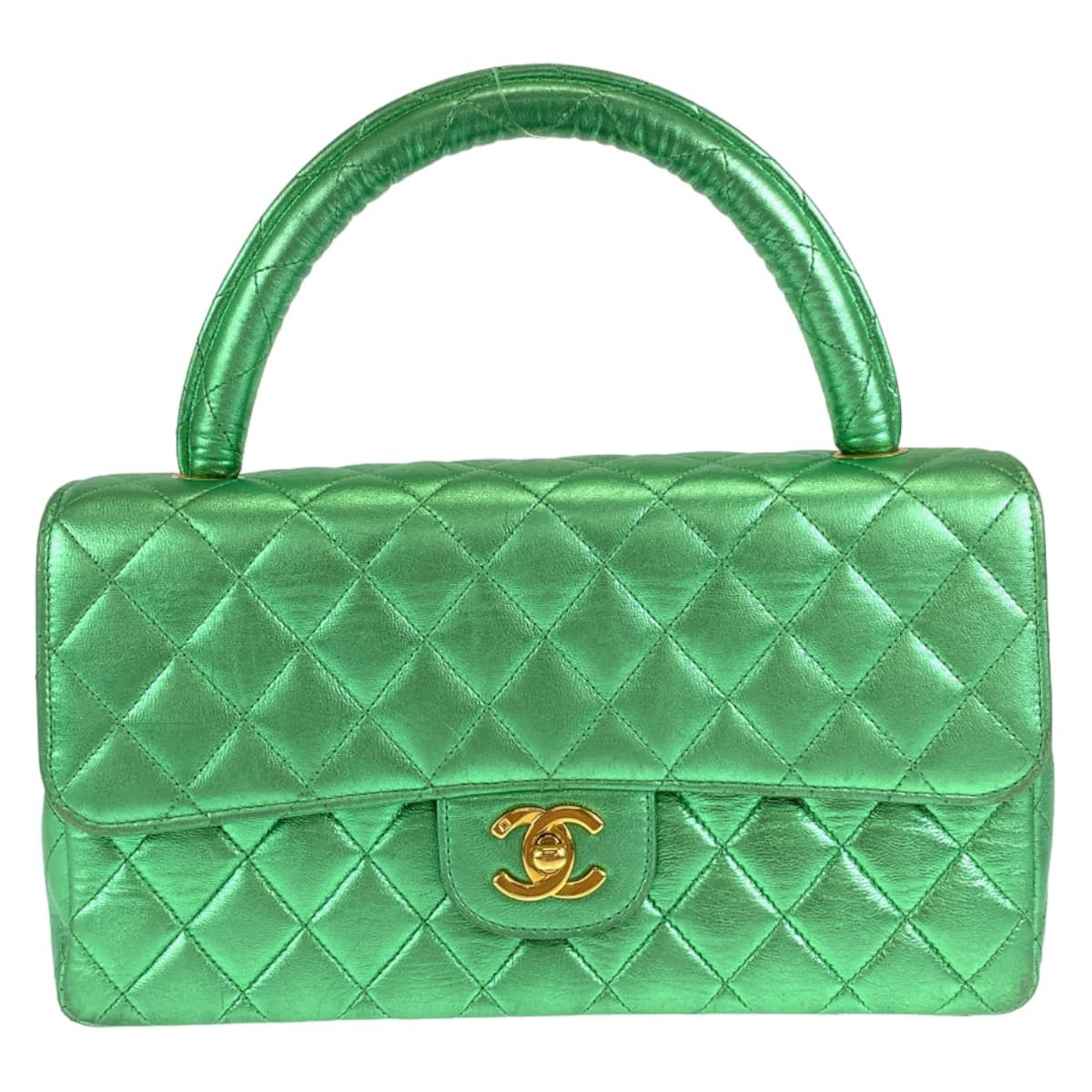 Chanel Chanel Chanel Matelasse Lambskin Handbag Leather Vanity Bag DUTY FREE for USA Size ONE SIZE - 1 Thumbnail
