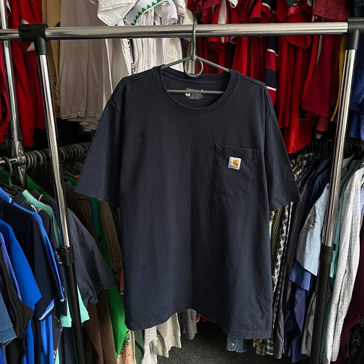 Carhartt Wip × Vintage Vintage Carhartt Wip patch logo streetwear oversized fit tee Size US XL / EU 56 / 4 - 1 Thumbnail