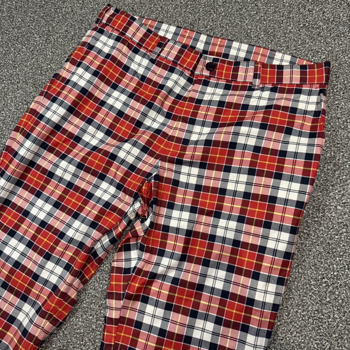 Playboy 🔥🔥 Vintage 90s Playboy Golf Tartan Pants Size US 36 / EU 52 - 3 Thumbnail