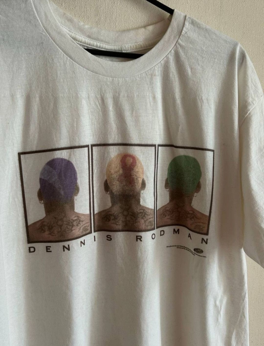 Vintage Vintage Denis Rodman t-shirt Size US L / EU 52-54 / 3 - 3 Thumbnail