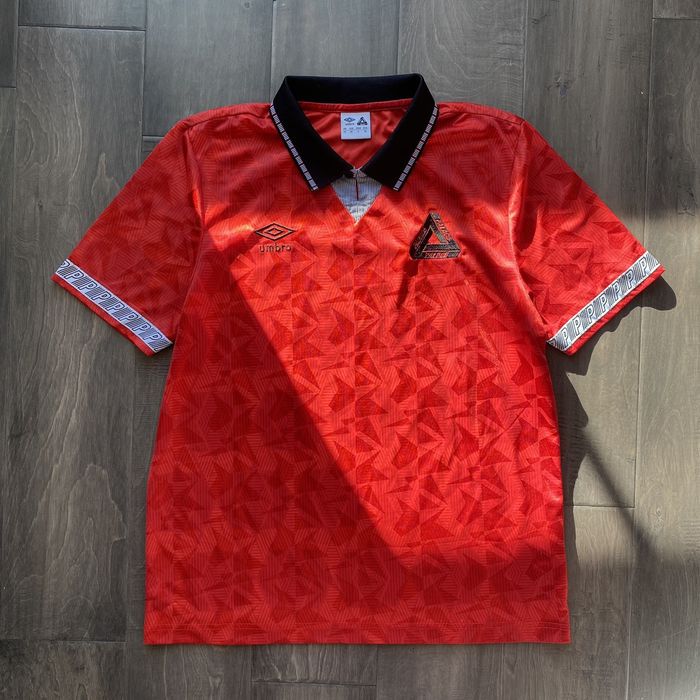 Palace Palace x Umbro Classic Jersey Vermillion | Grailed