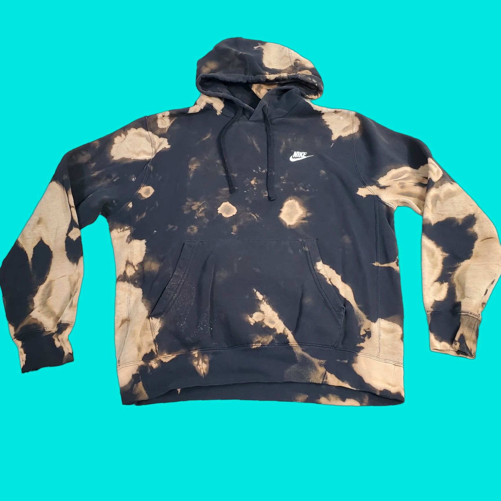 Nike **Black Nike Mens Hoodie Medium Pullover Geometric Tie Dye BV2654 00A** User: Black Nike Mens Hoodie Medium Pullover Geometric Tie Dye BV2654 00A Size US M / EU 48-50 / 2 - 1 Thumbnail