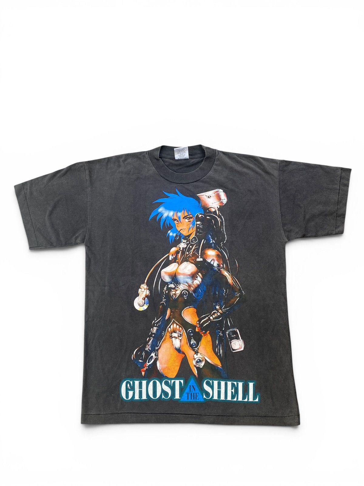 Japanese Brand Anime Ghost in The Shell anime Double Sided Graphic Tee Size US L / EU 52-54 / 3 - 1 Thumbnail