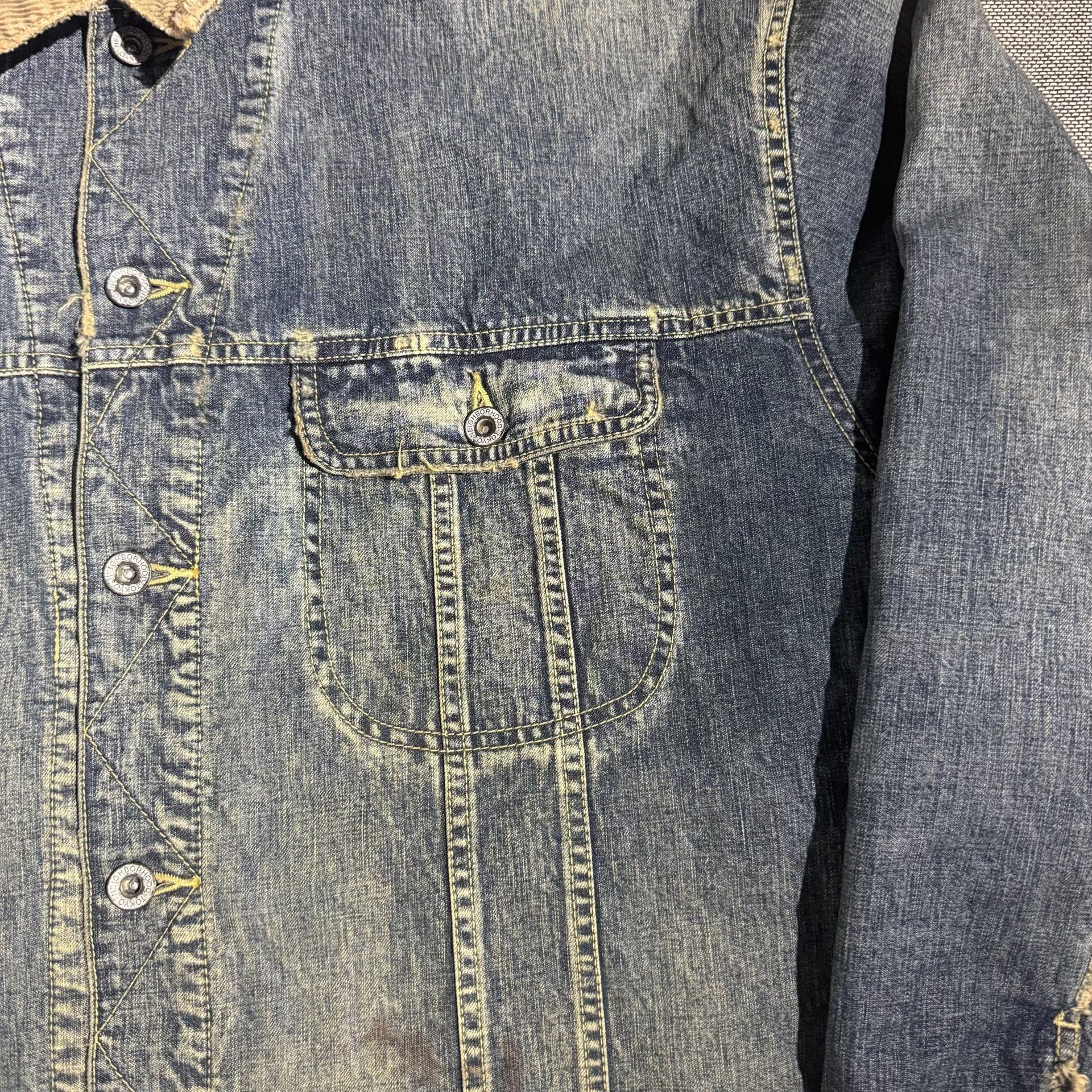 Neighborhood Neighborhood 23AW Savage Storm Rider Denim Jacket Size US XL / EU 56 / 4 - 4 Thumbnail