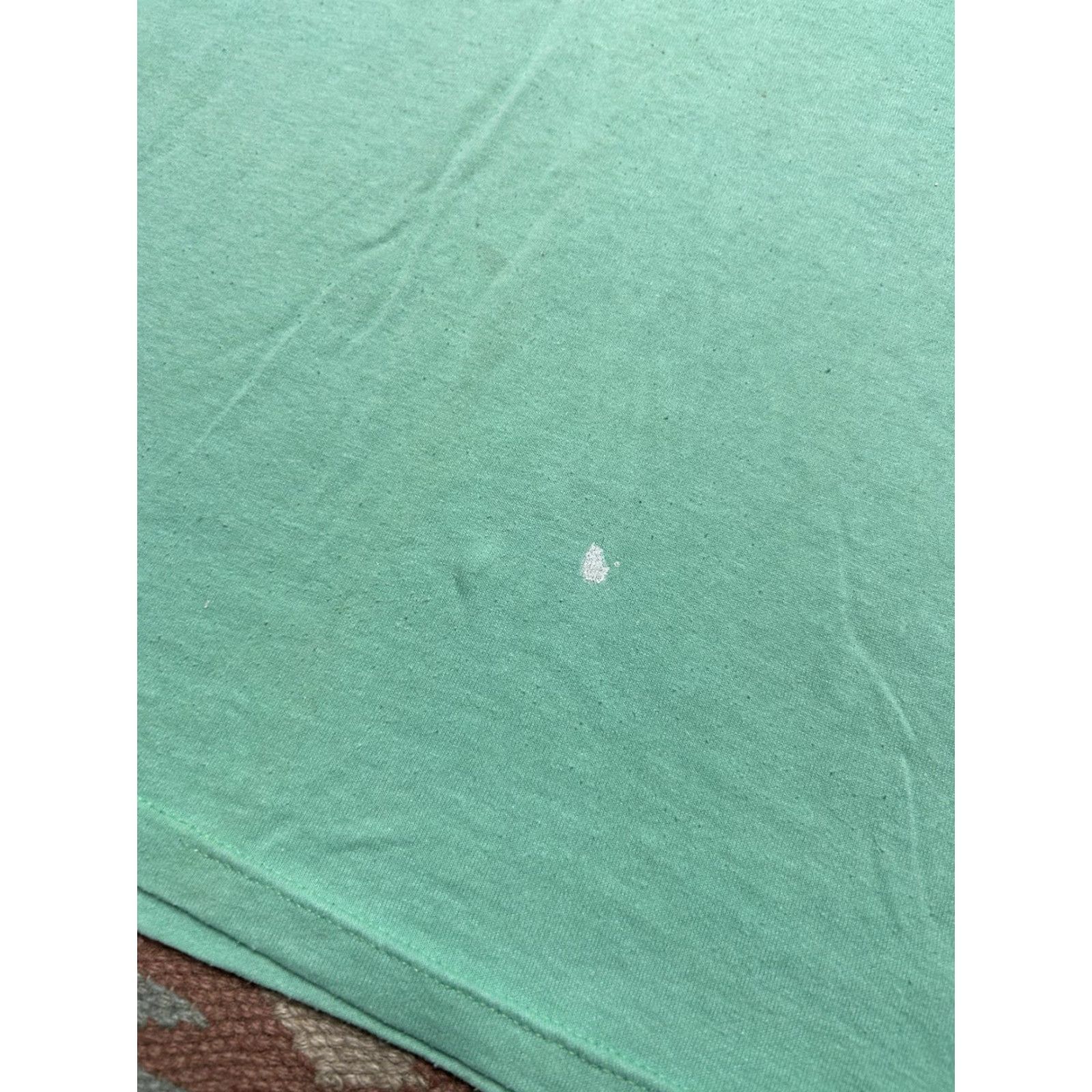 Vintage VINTAGE 80s sleeveless pocket t shirt blank mint green muscle paint soft medium M & M T-Shirt Men Adult Medium Green Sleeveless Pockets 80s Theme Size US M / EU 48-50 / 2 - 2 Thumbnail