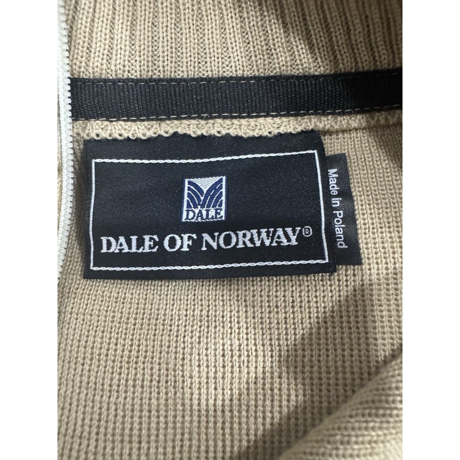 Dale Of Norway Dale of Norway Wool Half Zip Sweater Beige/brown Sz Large Size L / US 10 / IT 46 - 4 Thumbnail