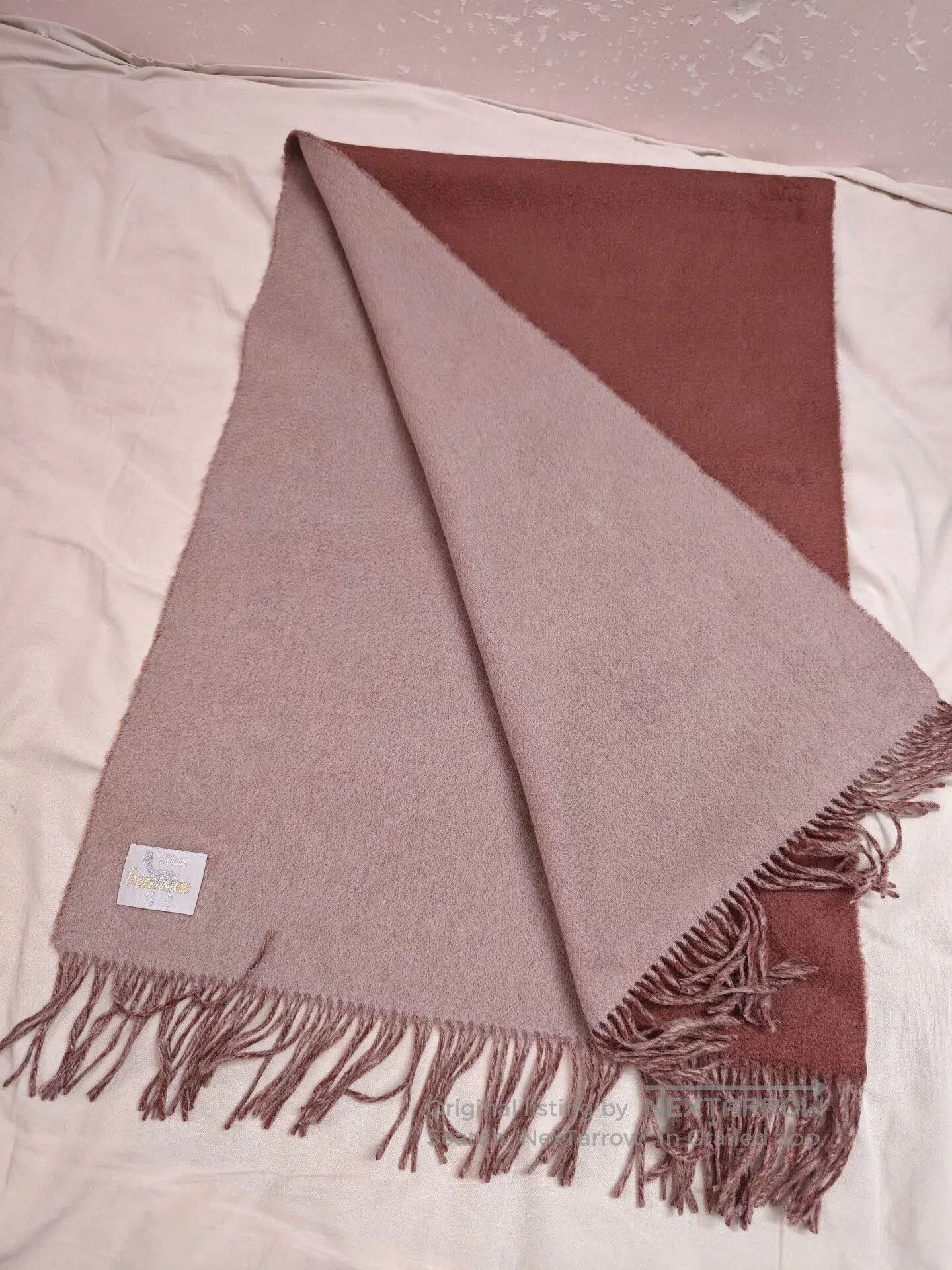Japanese Brand Vicuna Cashmere Blend Scarf. Size ONE SIZE - 1 Thumbnail